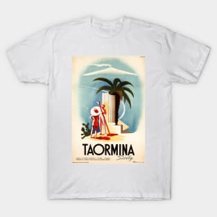 Teatro Antico in TAORMINA Sicily Italy Vintage Travel T-Shirt